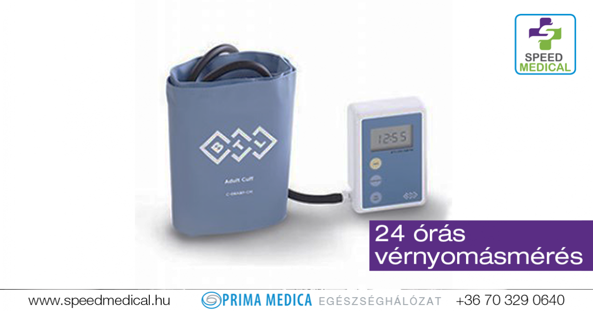 24 órás vérnyomásmérés vizsgálat Nyíregyházán